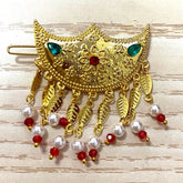 Buy Emerald Ethiopian Hair Clip: Elegant Hbanasha Hairpin for Brides - Perfect Wedding Gift for only $8.78 at Flexi Africa!